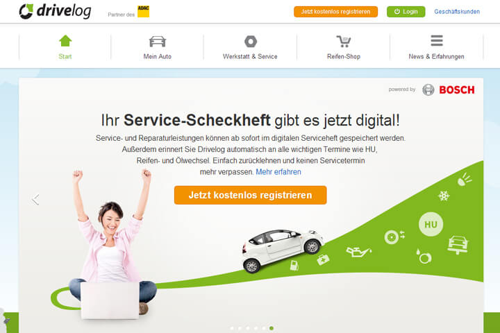 Drivelog bietet Autofahrern ein digitales Serviceheft