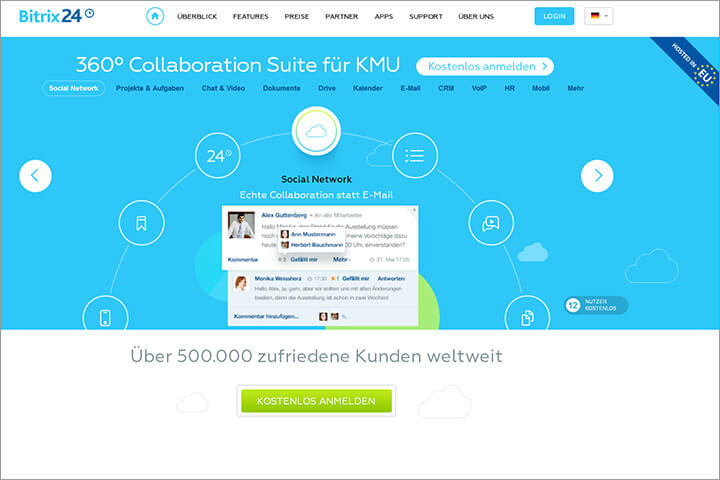 Bitrix24, ein All-in-one-Tool zur Collaboration