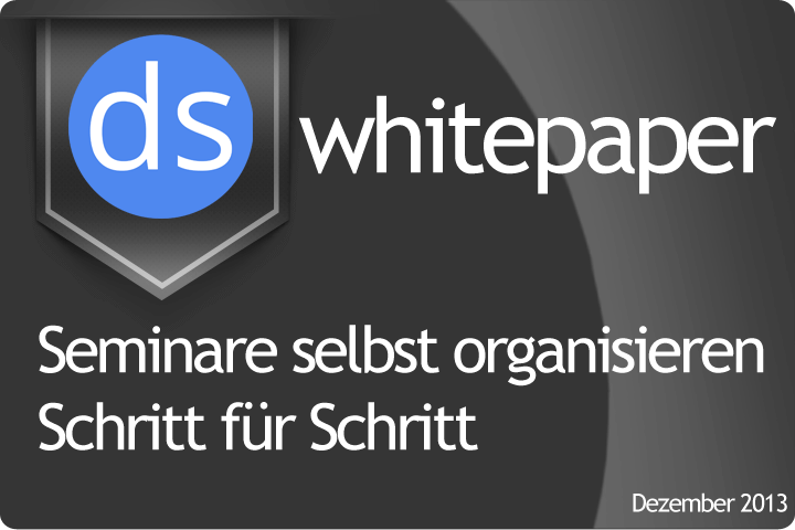 Seminare selbst organisieren – Whitepaper kostenlos herunterladen