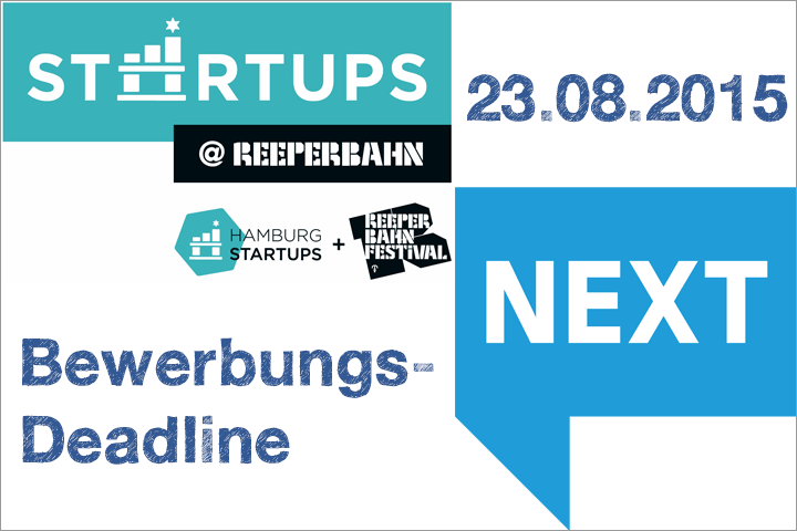 Startups@Reeperbahn Pitch und Next 2015 – Endspurt!