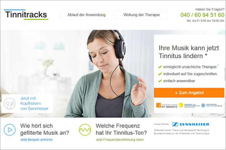 Tinnitracks: Gefilterte Lieblingsmusik kann gegen Tinnitus helfen