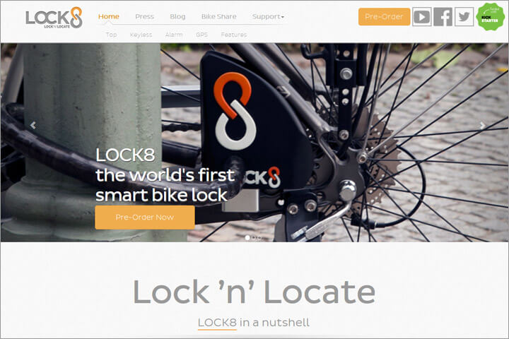 Mit Lock8 Fahrrad smart abschließen, lokalisieren und vermieten