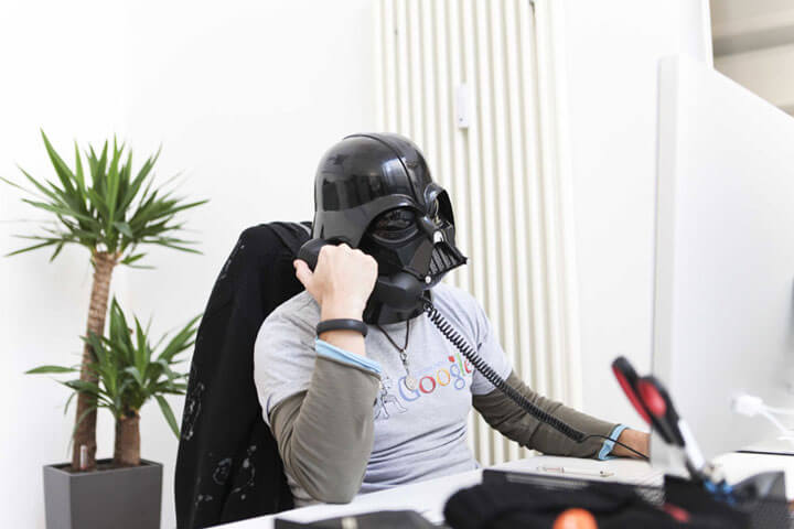 Wo Darth Vader noch persönlich ans Telefon geht