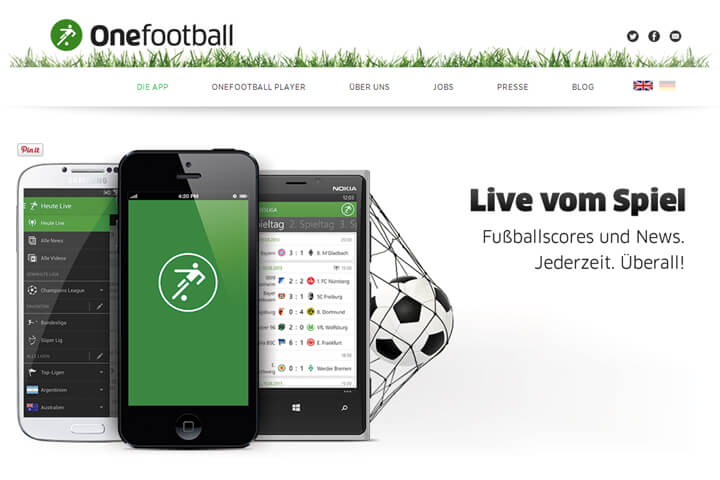 onefootball, Spreadshirt, Fernbus24 (und mehr News)