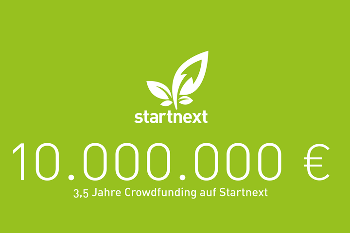 Crowdfunding-Plattform startnext: 10 Millionen in 3,5 Jahren