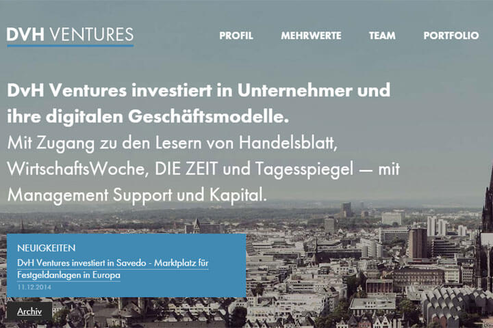 Auf diese Start-ups setzt DvH Ventures bisher