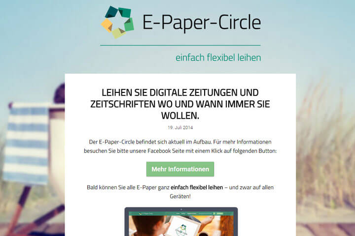 E-Paper-Circle bietet eine Alternative zum Kauf von digitalen Zeitungen