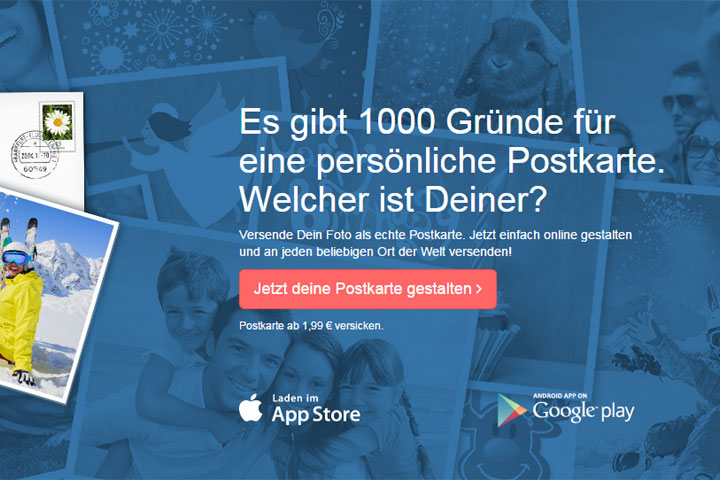 Trapoca – Postkarten via App elegant, simpel und schnell