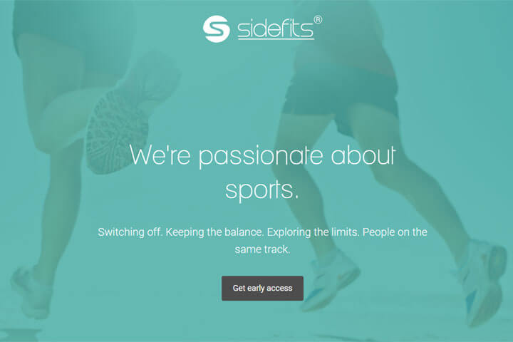 Sidefits ist dein Begleiter für den Sport