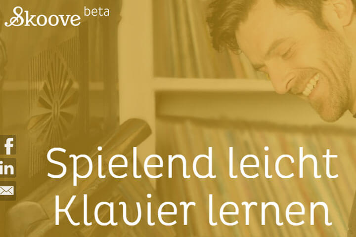 Mit Skoove spielend leicht Klavier lernen