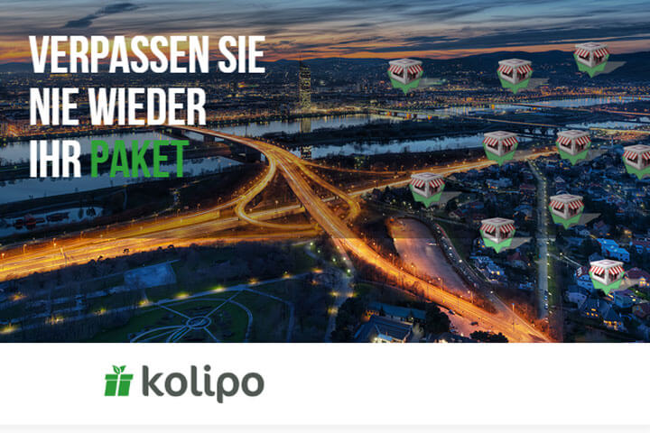 Mit kolipo nie wieder ein Paket verpassen