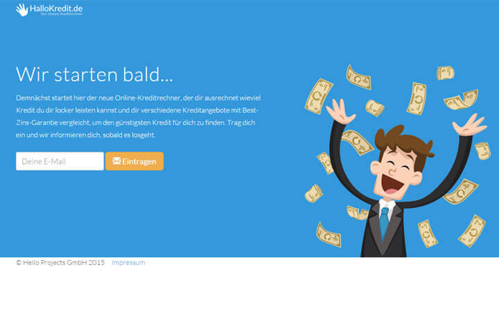 Bei HalloKredit.de findet man den günstigsten Kredit