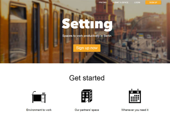 Setting bietet Start-ups flexible Workspaces