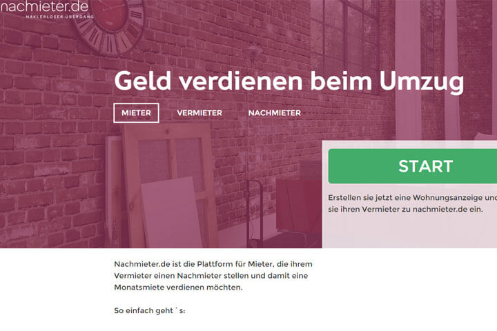 Nachmieter.de setzt auf das “Social Maklerprinzip”
