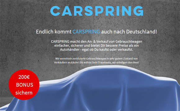 Rocket Internet holt Carspring nach Deutschland