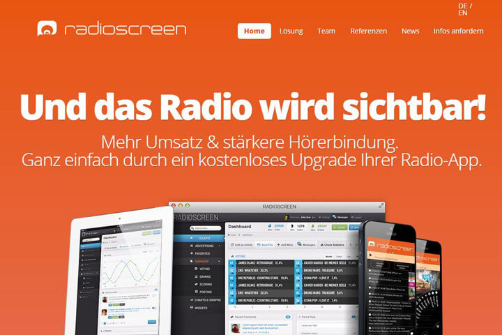 RadioScreen, Knackstream, FinTechSystems, GreenAdz, pack2cook