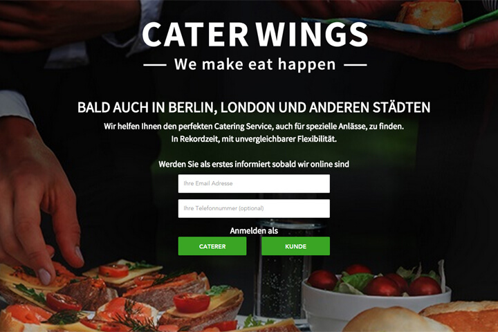 Bei CaterWings finden Firmen den passenden Caterer