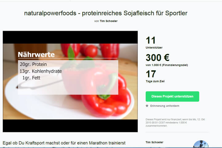 naturalpowerfoods – Fleischlose Nahrung für Sportler