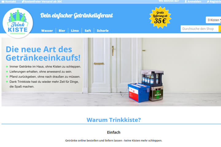 Trinkkiste kommt – Groupnest und Nur Manufaktur auch