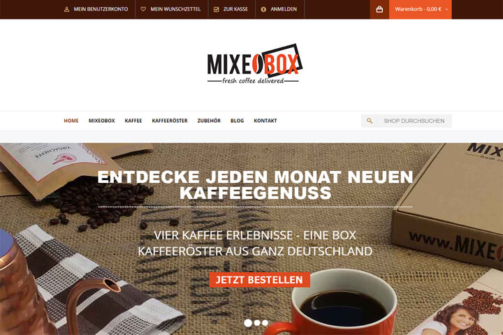 Mixeobox – endlich auch eine Abo-Box für Kaffee