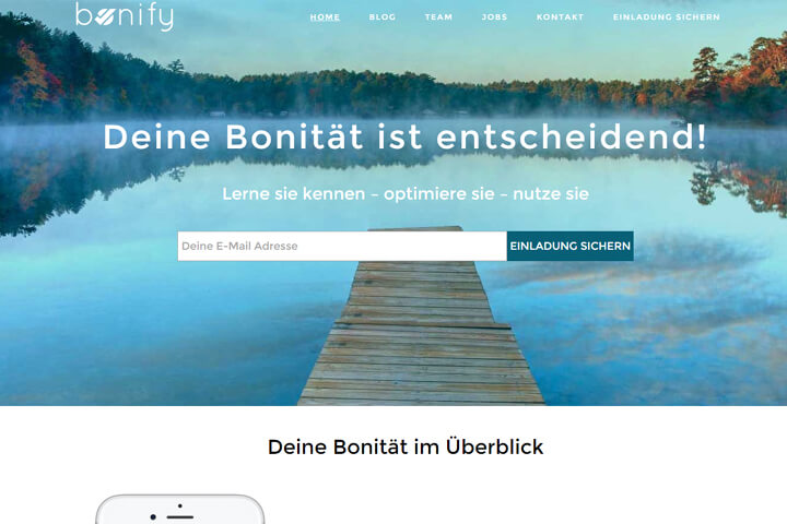 bonify: Noch nicht gestartet, aber schon Index an Bord