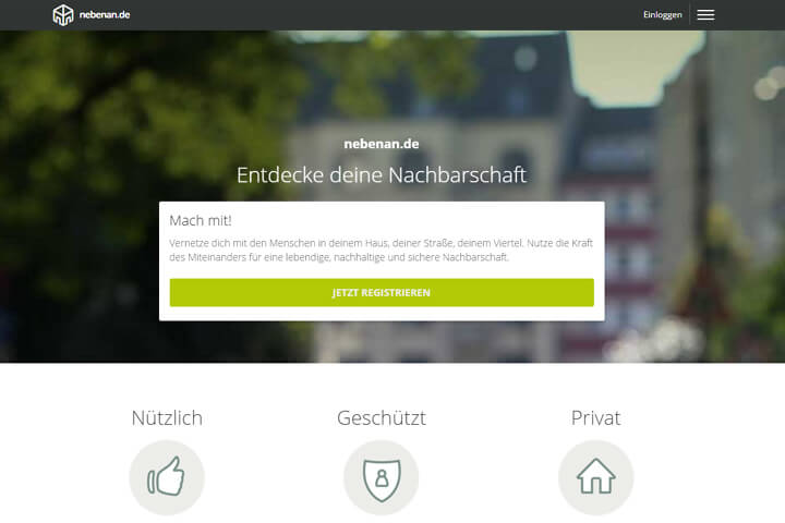 nebenan.de lässt die Nachbarn endlich auf die Plattform