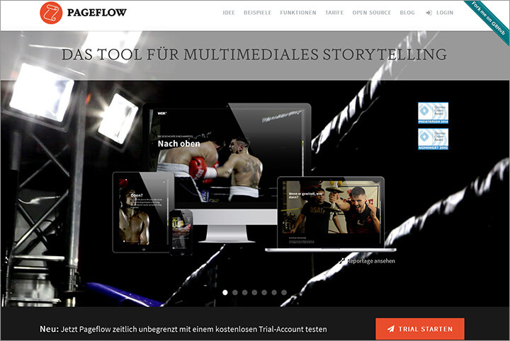 Mit Pageflow multimediale Geschichten erzählen