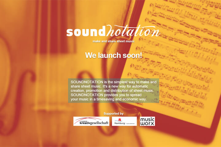 Soundnotation – ein Vermarkter für digitale Noten