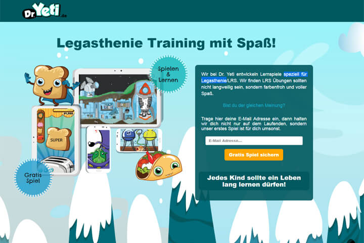 Ex-Wummelkiste-Macher startet Legasthenie-App Dr. Yeti