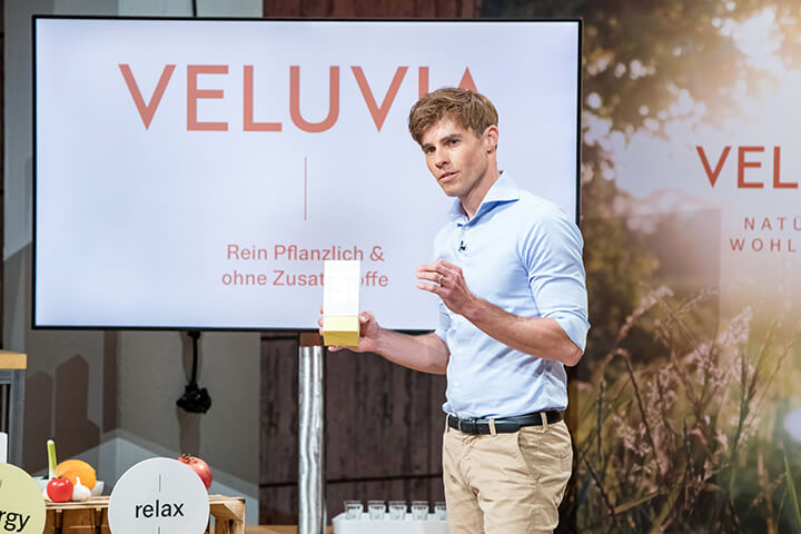 Veluvia – ein Ex-Banker, der gesunde Kapseln verkauft