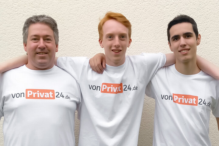 vonPrivat24 – hier wirken Vater und Sohn gemeinsam