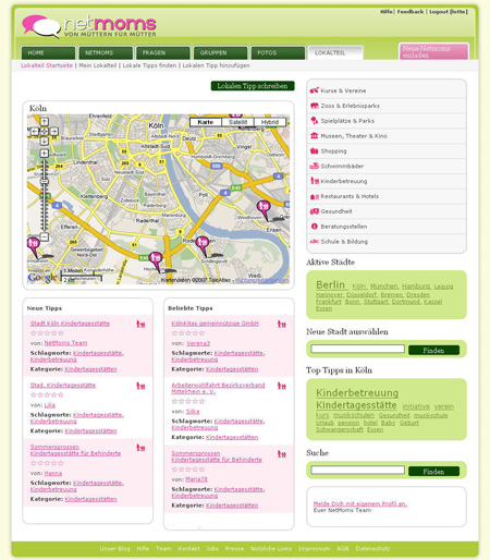 netmoms entdeckt das Lokale
