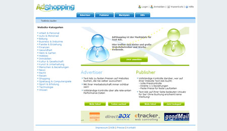 AdShopping vermarktet Textlinks