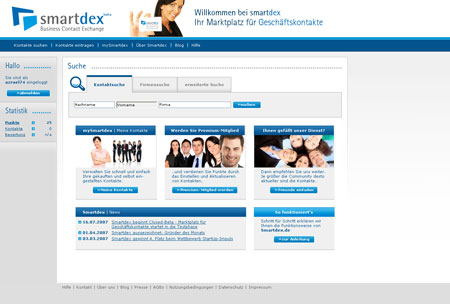 Smartdex verkauft Geschäftskontakte