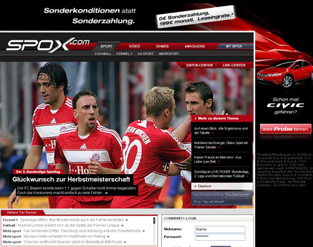 Spox.com ist online