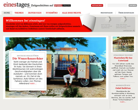 einestages steht in den Startlöchern