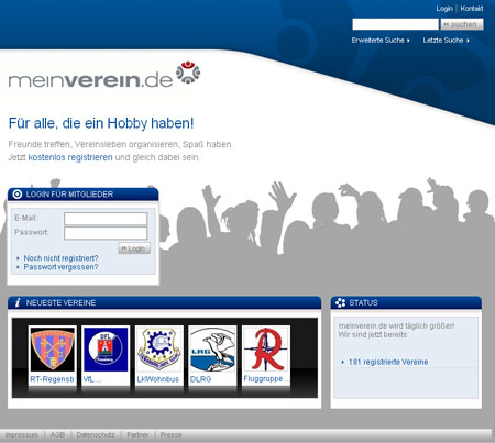 MeinVerein.de organisiert Vereine