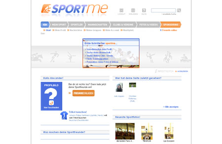Screenshot sportme