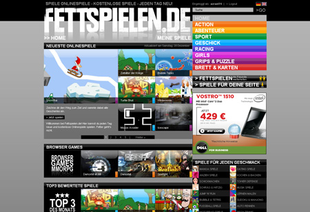 Fettspielen.de bündelt Webgames