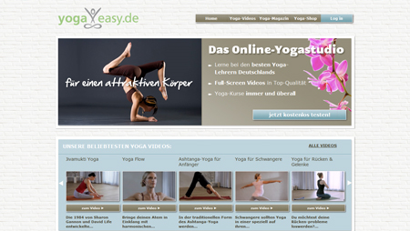 Mit YogaEasy.de kommt der Yoga-Lehrer ins Haus