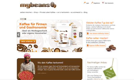 Mybeans duftet nach Kaffee