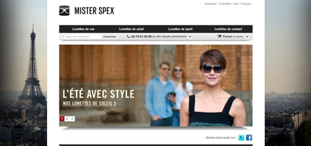 Mister Spex legt in Frankreich an