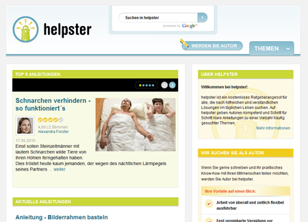 gutefrage.net reanimiert helpster und startet einen Ratgeberdienst