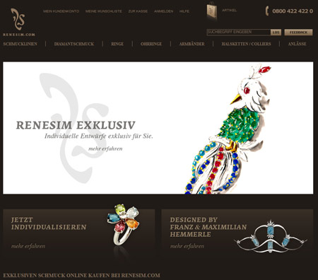 Bei Renesim.com gibt’s edlen Schmuck mit individuellem Touch