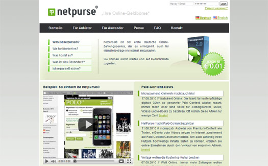 Boomthema Bezahlsysteme: NetPurse vereint Nano- und Handypayment