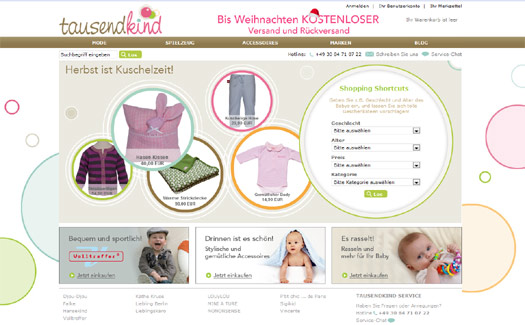 Start mit Finanzspritze: Neuer Babyshop tausendkind sammelt Kapital ein