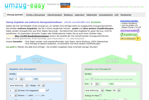 Umzug in eigener Sache: umzug-easy zieht in den ImmobilienScout24-Brutkasten You Is Now