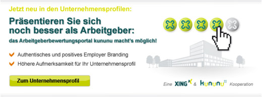 Arbeitgeber-Bewertungen: kununu und Xing machen gemeinsame Sache