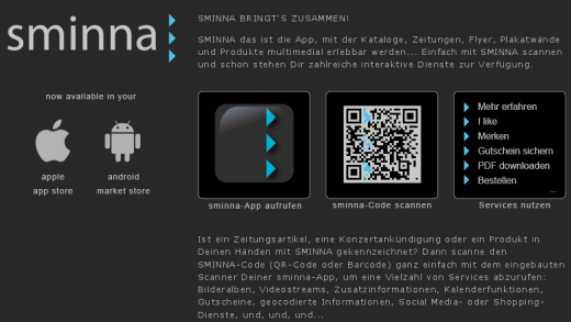 QR-Code Erkennung: Sminna macht Plakate multimedial erlebbar