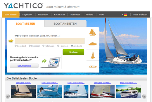 Yachtico sammelt Kapital ein